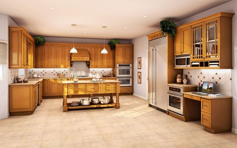 Stone Age Tile Fabuwood Cabinets - fabuwood cabinet - Wellington-Spice-Glaze